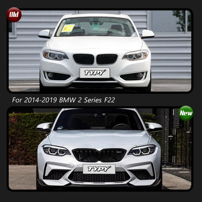 Phares LED BMW Série 2 F22 2014-2019 - vue de profil - Becquet Voiture