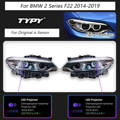 Phares LED BMW Série 2 F22 F23 2014-2021 - détail du montage - Becquet Voiture