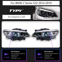 Phares LED BMW Série 2 F22 F23 2014-2021 - vue de dessus - Becquet Voiture
