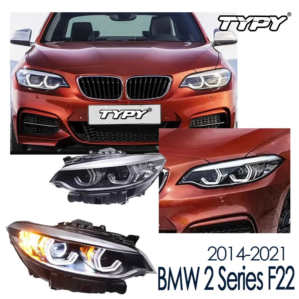 Phares LED BMW Série 2 F22 F23 2014-2021 - vue de face - Becquet Voiture