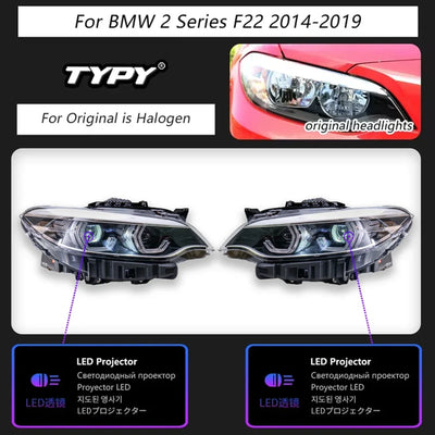 Phares LED BMW Série 2 F22 F23 2014-2021 - vue rapprochée - Becquet Voiture