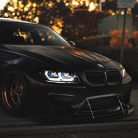 LED Headlights BMW 3 Series E90 E91 2005-2012 - three-quarter view - Becquet Voiture