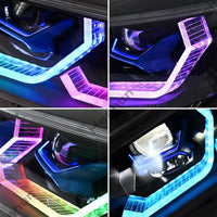 Phares LED BMW Série 3 E90 E91 DRL Clignotant Séquentiel - packshot studio - Becquet Voiture