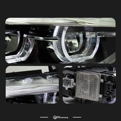 Phares LED BMW Série 3 F30 2012-2019 - packshot studio - Becquet Voiture