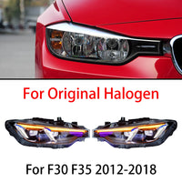 Phares LED BMW Série 3 F30 F35 2012-2018 - packshot studio - Becquet Voiture