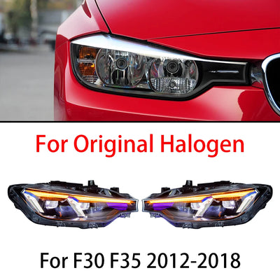 Phares LED BMW Série 3 F30 F35 2012-2018 - packshot studio - Becquet Voiture