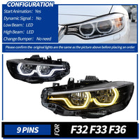 Phares LED BMW Série 4 F32 F33 F36 2012-2020 - vue arrière 2 - Becquet Voiture