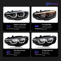 Phares LED BMW Série 4 F32 F33 F36 2012-2020 - vue arrière - Becquet Voiture