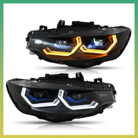 Phares LED BMW Serie 4 F32 F36 F80 2013-2020 - détail du montage - Becquet Voiture