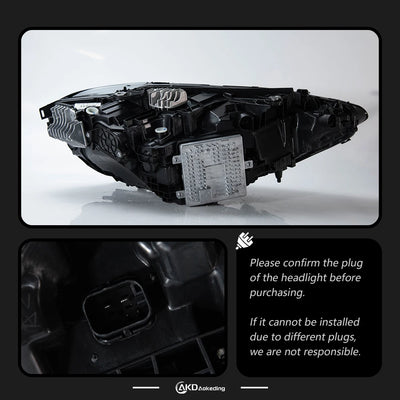 Phares LED BMW Série 4 G22 G82 G23 2020-2023 - installé sur véhicule - Becquet Voiture