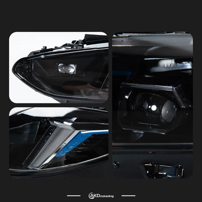 Phares LED BMW Série 4 G22 G82 G23 2020-2023 - vue de profil - Becquet Voiture