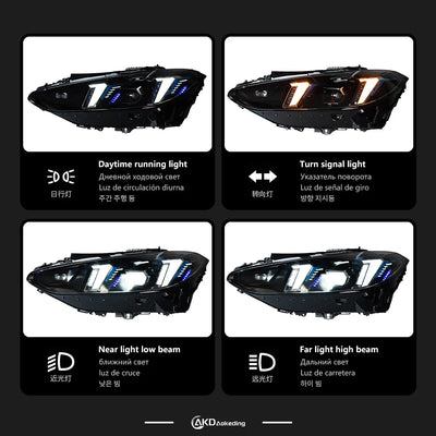 Phares LED BMW Série 4 G22 G82 G23 2020-2023 - vue de trois-quarts - Becquet Voiture