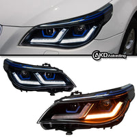 Phares LED BMW Série 5 E60 2003-2010 - vue de profil - Becquet Voiture