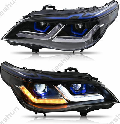 Phares LED BMW Série 5 E60 E61 M5 DRL 2003-2010 - détail du montage - Becquet Voiture