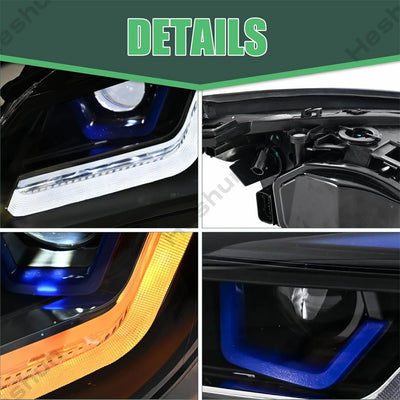 Phares LED BMW Série 5 E60 E61 M5 DRL 2003-2010 - packshot studio - Becquet Voiture