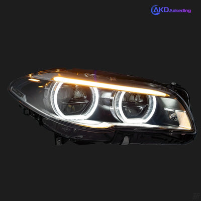 Phares LED BMW Série 5 F10 F11 2010-2017 - packshot studio - Becquet Voiture