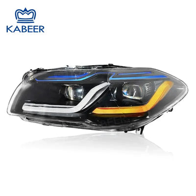 Phares LED BMW Série 5 F10 F18 2010-2017 - installé sur véhicule - Becquet Voiture