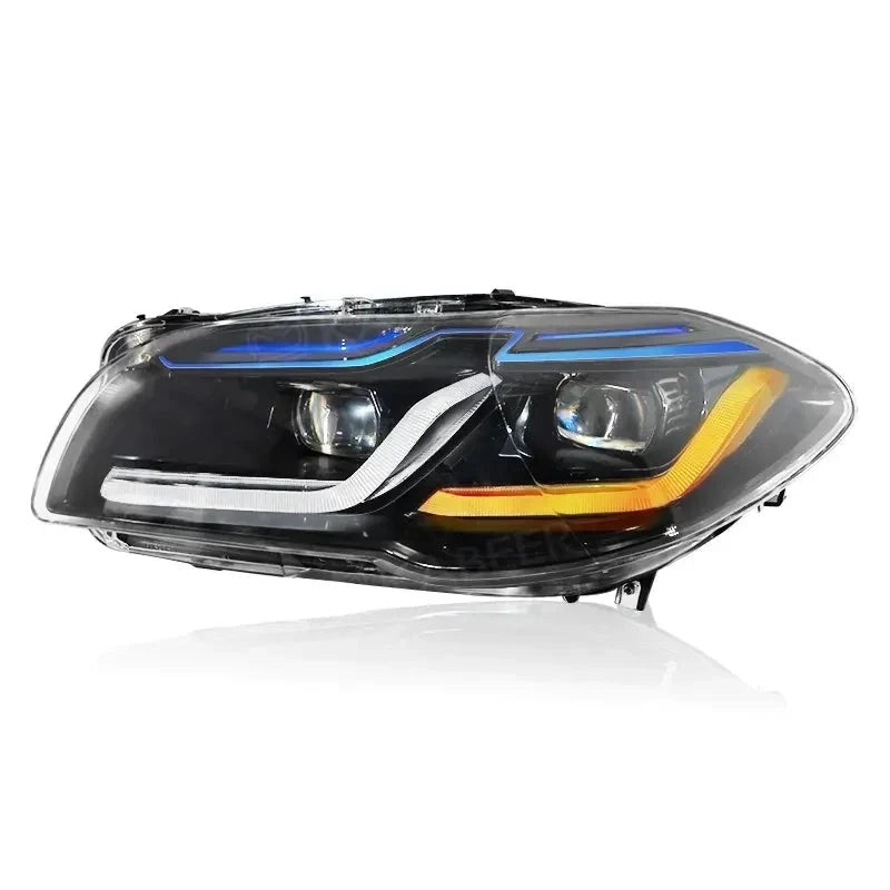 Phares LED BMW Série 5 F10 F18 2010-2017 - installé sur véhicule - Becquet Voiture