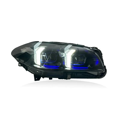 Phares LED BMW Série 5 F10 F18 2010-2017 (réf. 2) - installé sur véhicule - Becquet Voiture