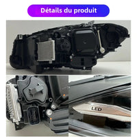 Phares LED BMW Série 5 F10 F18 2010-2017 (réf. 2) - vue de profil - Becquet Voiture
