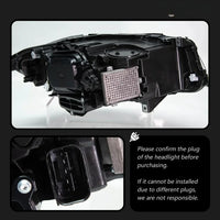 Phares LED BMW Série 5 F10 F18 2010-2017 (réf. 3) - installé sur véhicule - Becquet Voiture