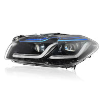 Phares LED BMW Série 5 F10 F18 2010-2017 - vue de trois-quarts - Becquet Voiture