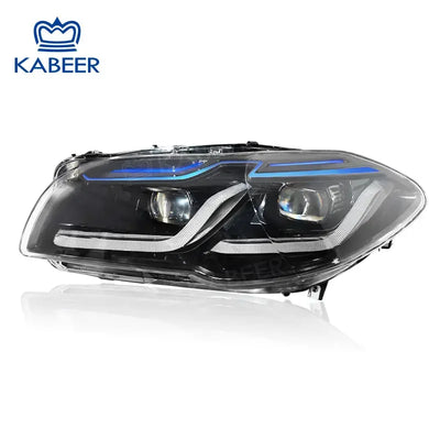 Phares LED BMW Série 5 F10 F18 2010-2017 - vue de trois-quarts - Becquet Voiture