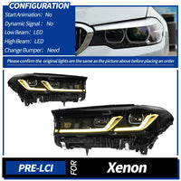 LED-Scheinwerfer BMW 5er G30 2018–2023 - Montagedetail - Becquet Voiture