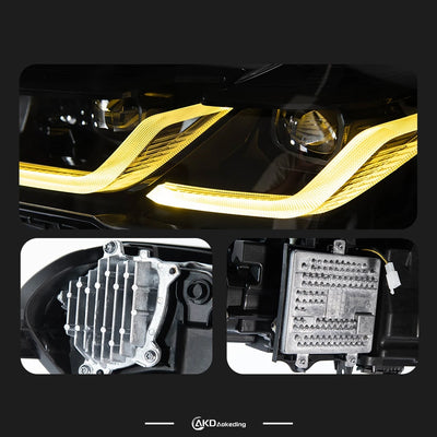 Phares LED BMW Série 5 G30 2018-2023 - packshot studio - Becquet Voiture