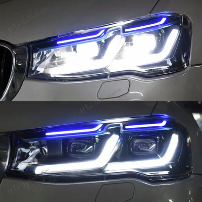 Phares LED BMW X3 F25 X4 F26 2010-2017 - packshot studio - Becquet Voiture