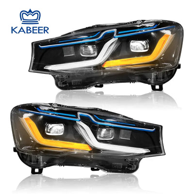 Phares LED BMW X3 F25 X4 F26 2010-2017 (réf. 2) - vue de profil - Becquet Voiture