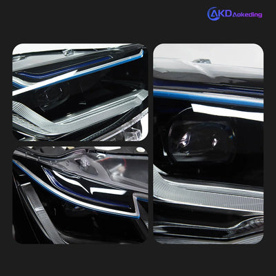 Phares LED BMW X3 F25 X4 F26 2014-2017 - installé sur véhicule - Becquet Voiture
