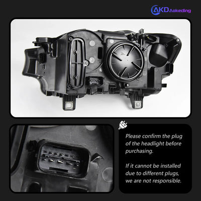 Phares LED BMW X3 F25 X4 F26 2014-2017 - vue de trois-quarts - Becquet Voiture