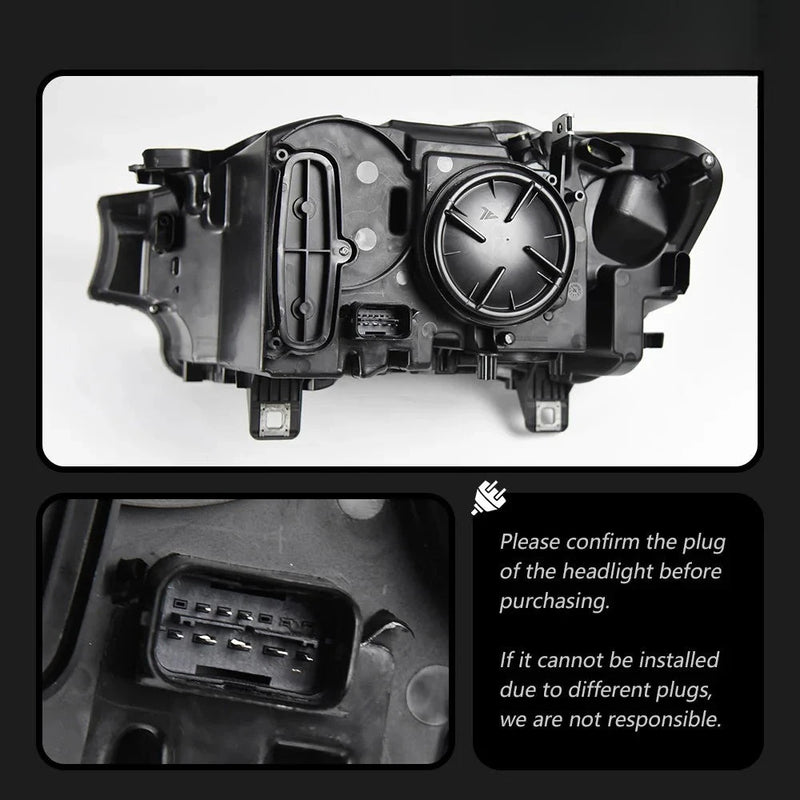 LED-Scheinwerfer BMW X3 F25 X4 F26 2014-2017 - Dreiviertelansicht - Becquet Voiture