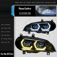 Phares LED BMW X5 E70 2007-2013 - détail du montage - Becquet Voiture