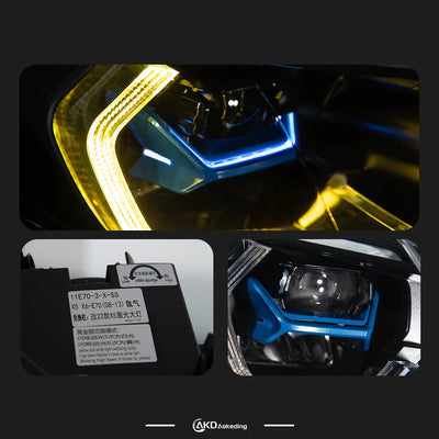 Phares LED BMW X5 E70 2007-2013 - packshot studio - Becquet Voiture
