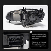 BMW X5 E70 2007-2013 LED Headlights Hella SG H7 Lens - fitted on vehicle - Becquet Voiture