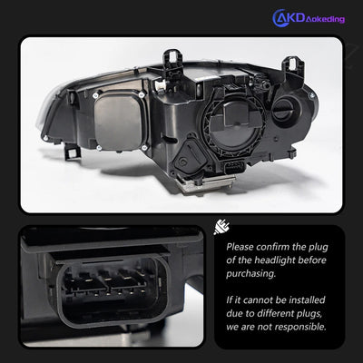 Phares LED BMW X5 E70 2007-2013 (réf. 2) - installé sur véhicule - Becquet Voiture
