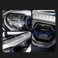 BMW X5 E70 2007-2013 LED Headlights Hella SG H7 Lens - studio packshot - Becquet Voiture