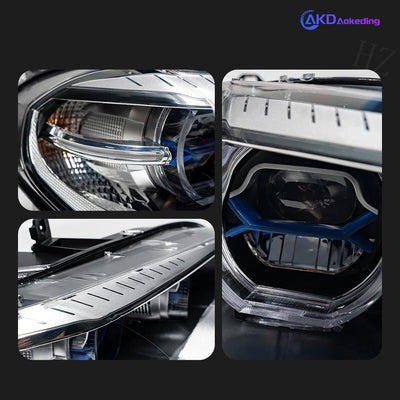 Phares LED BMW X5 E70 2007-2013 (réf. 2) - packshot studio - Becquet Voiture