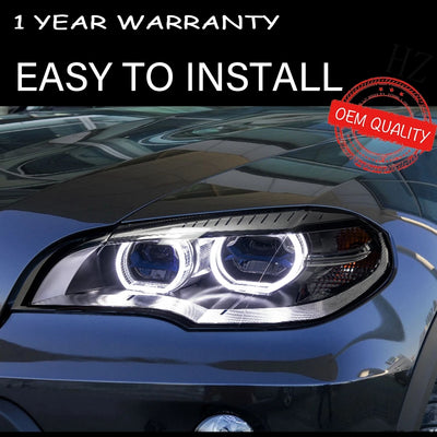 Phares LED BMW X5 E70 2007-2013 (réf. 2) - vue de face - Becquet Voiture
