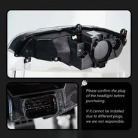 Phares LED BMW X5 E70 2007-2013 - vue de trois-quarts - Becquet Voiture