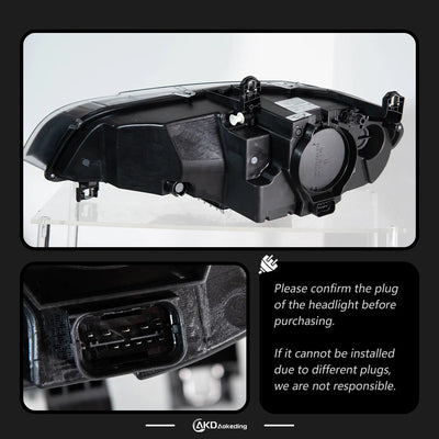 Phares LED BMW X5 E70 2007-2013 - vue de trois-quarts - Becquet Voiture