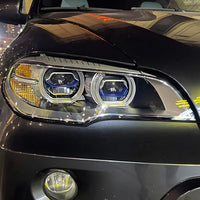 Phares LED BMW X5 E70 30i 35i 40i 2007-2013 Projecteur - packshot studio - Becquet Voiture