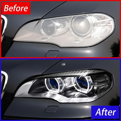 Phares LED BMW X5 E70 30i 35i 40i 2007-2013 Projecteur - vue de trois-quarts - Becquet Voiture
