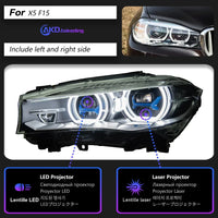 LED-Scheinwerfer BMW X5 F15 2014–2018 - Montagedetail - Becquet Voiture