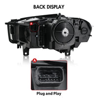 Phares LED BMW X5 F15 2014-2018 (Lentille Projecteur) - packshot studio - Becquet Voiture