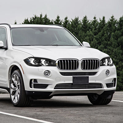 Phares LED BMW X5 F15 2014-2018 (Lentille Projecteur) - vue de profil - Becquet Voiture
