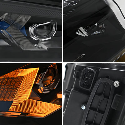 Phares LED BMW X5 F15 2014-2018 (Lentille Projecteur) - vue de trois-quarts - Becquet Voiture