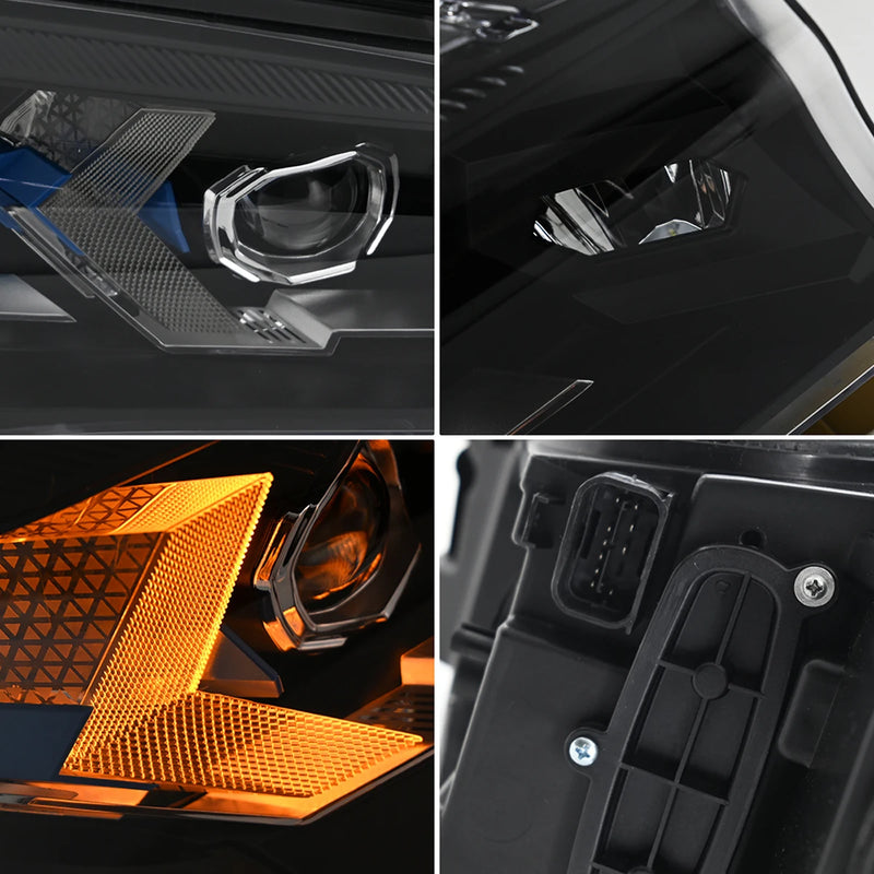 Phares LED BMW X5 F15 2014-2018 (Lentille Projecteur) - vue de trois-quarts - Becquet Voiture